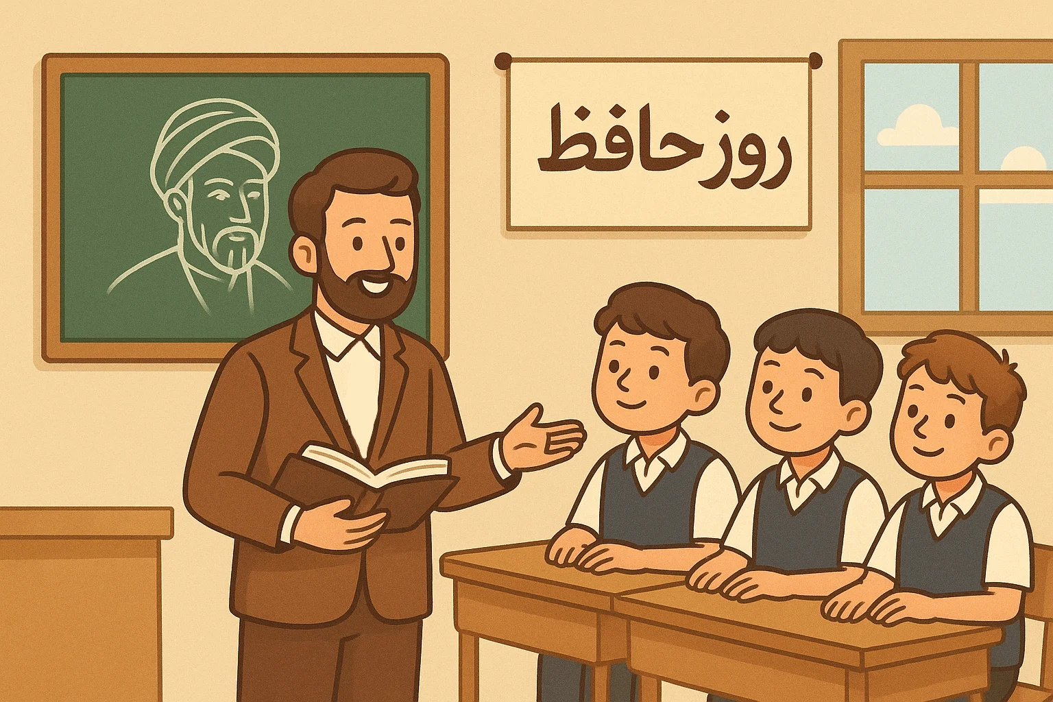 گرامیداشت روز حافظ سال تحصیلی 1405-1404